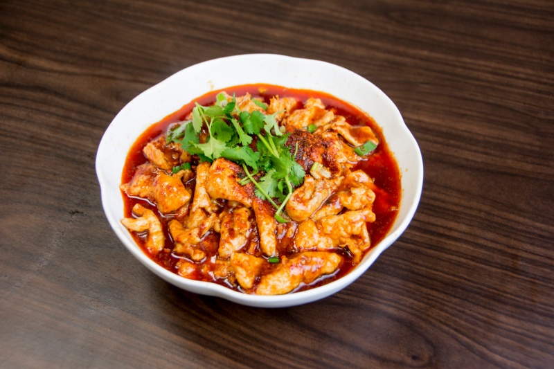 c19. chicken with chili oil sauce 水煮鸡片 <img title='Spicy & Hot' align='absmiddle' src='/css/spicy.png' /> <img title='Spicy & Hot' align='absmiddle' src='/css/spicy.png' /> <img title='Spicy & Hot' align='absmiddle' src='/css/spicy.png' />